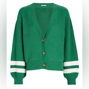 MOTHER The Bell Sleeve Crop Cardigan